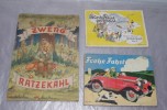 3 alte Kinderbücher > politisch völlig inkorrekt ! • Frohe Fahrt Zwerg Ratzekah