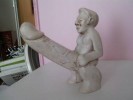 skulptur mann penis