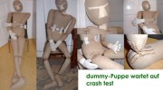 crash test dummy, groe Puppe aus Leinenst., ca. 2,10m