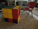 Gigantischer Rubik's Cube - Einzelanfertigung 60x60x60 cm