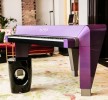 ALPHA Grand Piano, purple, especially produced for PRINCE, e-piano, hybrid piano