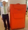 Riesen Trolley Koffer Eminent Werbegag Rot TOP 165 cm