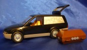 Playmobil Bestattungswagen Leichenwagen mit Sarg hearse undertaker Auto schwarz