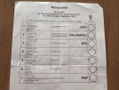 Stimmzettel Oberbürgermeisterwahl Köln #OBWahl Wahlpanne historisch wertvoll