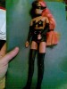 Barbie Domina, in schwarzem Leder, klasse und selten