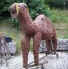 Lebensgroßes Dromedar/Kamel aus PU Schaum und Draht