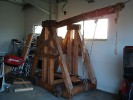 Mittelalterliches Katapult/Trebuchet