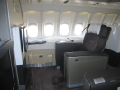 First Class Sitz aus Lufthansa Boeing 747