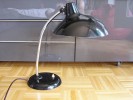 Kaiser Bauhaus Lampe Schwarz Design Ch.Dell Zustand gut