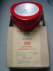 DDR VEB Taschenlampenwerk Campinglampe rot Original funktionstchtig