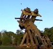 Full size replica Roman siege catapult (ballista)