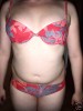 roter Bikini mit muster 36B