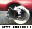 KITTY ENDROHR - HELLO BMW VW OPEL HONDA AUSPUFF BLENDE