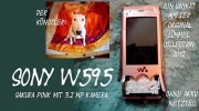 SONY W595 pink Original Kunstobjekt der Skip 2012 Bullterrier Kollektion Unikat!