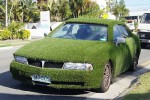 Astroturf Car! Mitsubishi Magna Executive 1998 4D Sedan Automatic