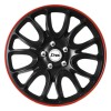 Hero GTR 15'' Zoll 4 x Radkappen Radmutter chromdekor !