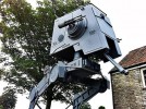 LIFE SIZE 16FT TALL SCOUT WALKER AT-ST STAR WARS  ONCE IN A LIFETIME CHANCE!
