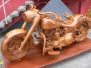 1:1 HARLEY DAVIDSON Fat Boy Nachbau Teak EINZELSTCK