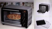 Mini-Backofen Edelstahl 1200W 13l Timer