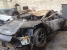 Lamborghini mit Brandschaden