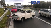 Der Schnecken-Trabant, Trabant P601 L, Unfallschaden, bekannt aus Funk und TV