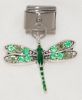 Dangle Green CZ Dragonfly eLux 4 Zoppini