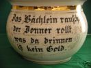 NACHTTOPF ORIGINAL THUN um 1950 PORZELLAN  SAMMLERSTCK