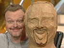 Original STEFAN RAAB Holzkopf RARITÄT EINZELSTÜCK TV