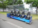 Original Schweizer Trainerbank mit Recaro Sitzen von der Fuball EM 2008