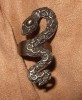 Hsslicher Ring XL Schlange Snake Urlaubsmitbringsel Retro Verstellbar Gothic???