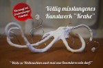 Vllig verhunztes Kunstwerk "Krake"