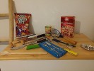 ... Studenten Junggesellen Starterpaket Messer, Dosensuppe, Chips & Co.