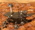 Nasa Mars Rover "Spirit", mit Gebrauchsspuren