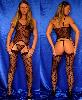 Reizwsche Strapsset/Straps durchsichtig 4Teile S/36-38