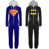 Gr.S-XL Unisex Herren Damen Babystrampler bermensch&Batman Kapuzen Overall 5376