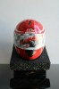 Meissen Porzellan - Ferrari Formel-1-Helm - Unikat + Autogramm von M. Schumacher