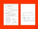 SPD Parteibuch mit Autogramm von Alt Kanzler Schrder