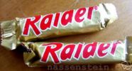 Ein original Raider (jetzt Twix) Riegel