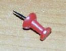 Arbeitsbeschaffungsmanahme "kleine rote Pin-Nadel"