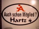 Hartz 4 Aufkleber